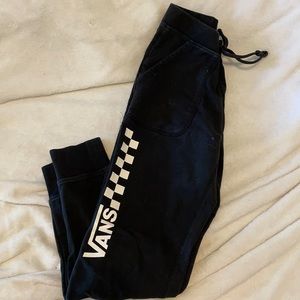 Vans sweatpants black XS